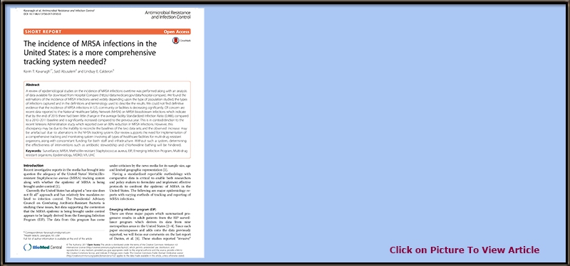 Slide 6 The incidence of MRSA infections in the United States: