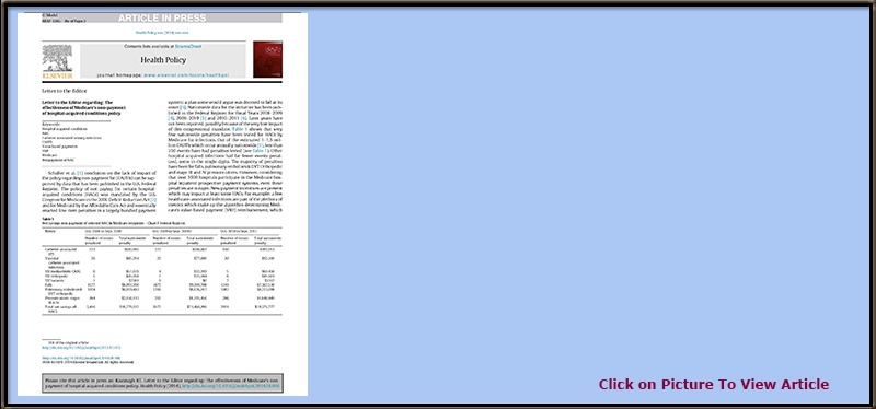 Slide 13  The effectiveness of Medicare’s non-paymentof hospital-acquired conditions policy