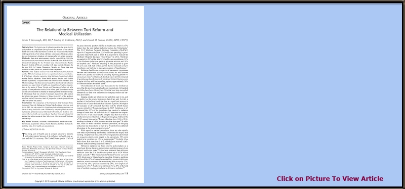 Slide 17  The Relationship Between Tort Reform and Medical Utilization