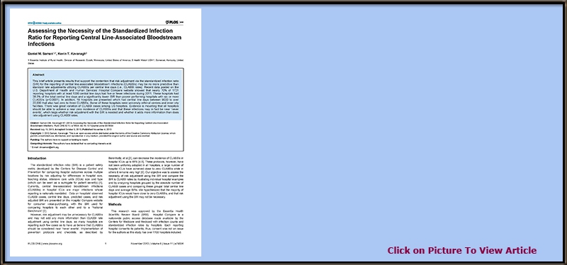 Slide 21  Assessing the Necessity of the Standarized Infection Ratio for Reporting Central Line-Associated Bloodstream Infections