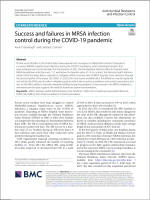 Success and Failures in MRSA infection Control During the COVID-19 Pandemic