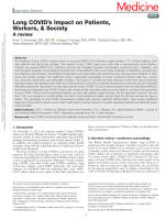 2023 HWUSA Conference Procedings: Long COVID